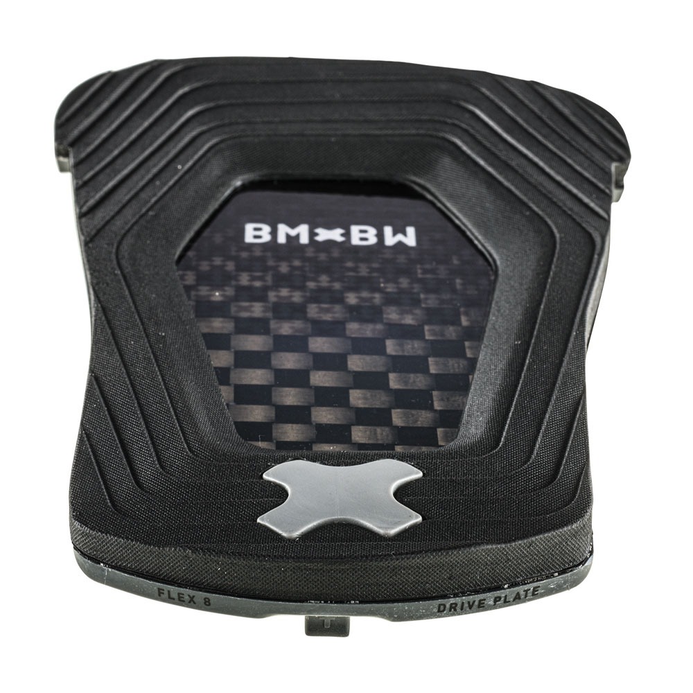 Bent Metal Bindings Technology Canted Footbed Heel Shock Pad