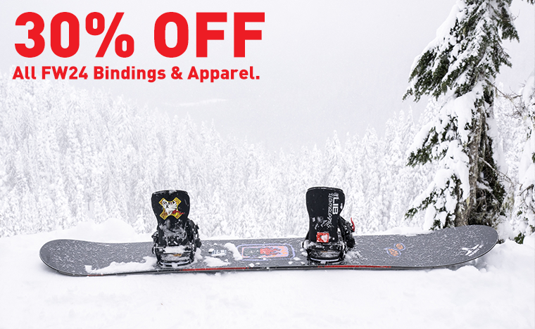 Bent Metal Bindings and Apparel are 20% OFF!